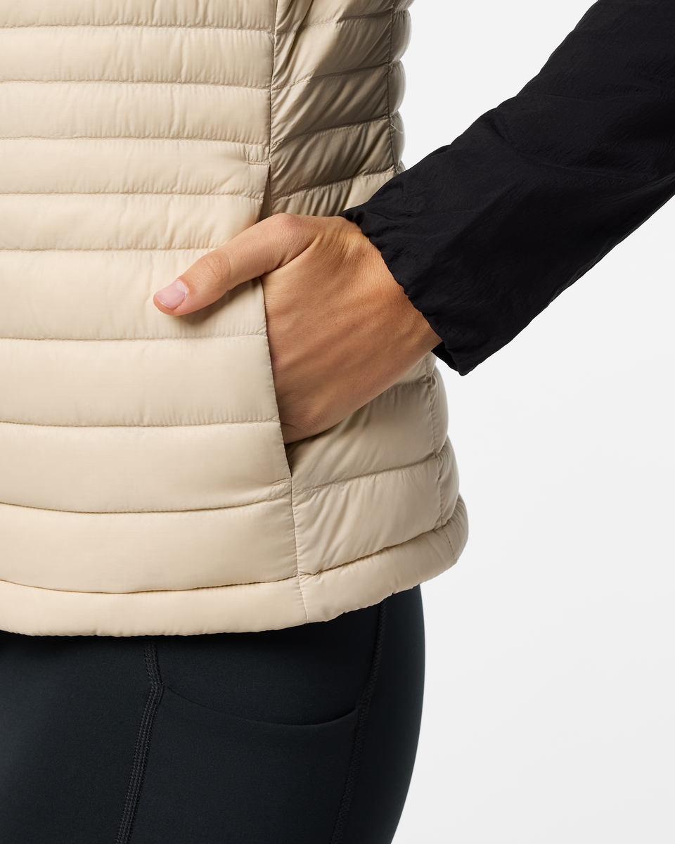 Fuego Down Vest - Women's, Cotopaxi Cream, Model Ellen