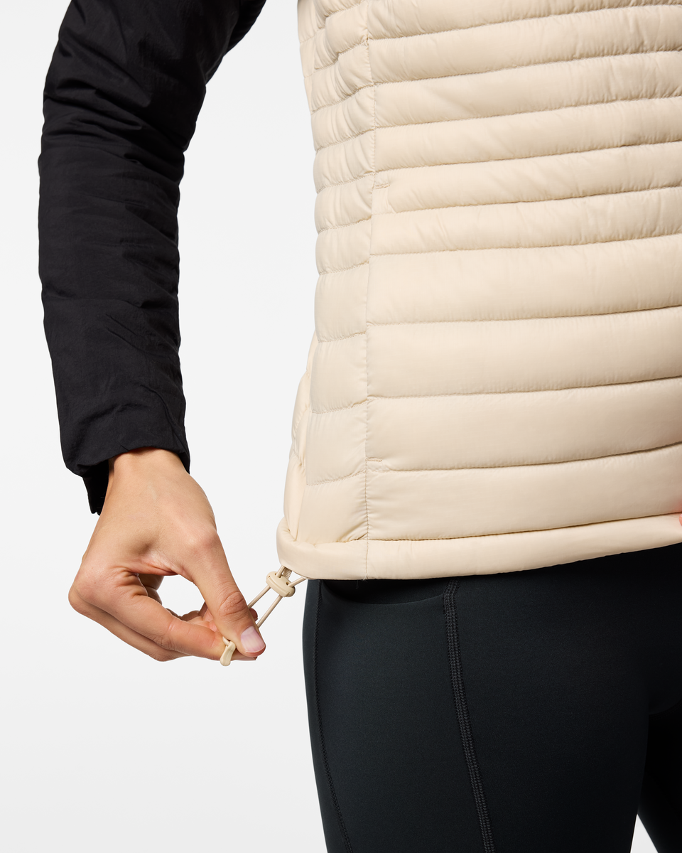 Fuego Down Vest - Women's, Cotopaxi Cream, Model Ellen