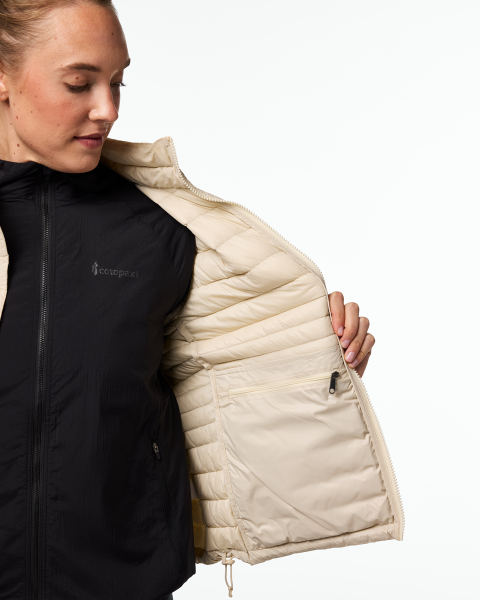 Fuego Down Vest - Women's, Cotopaxi Cream, Model Ellen