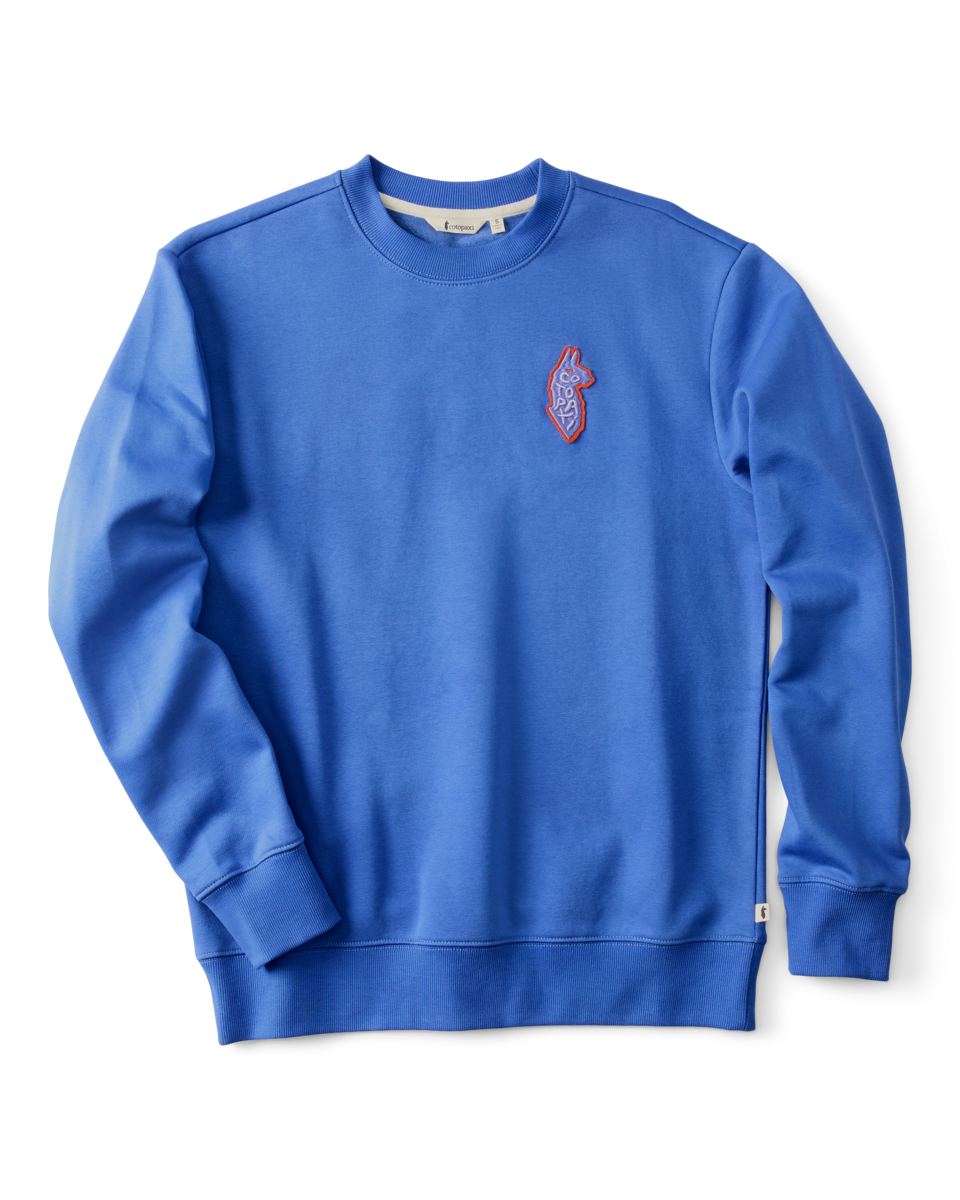 Lava Llama Crew Sweatshirt - Women's, Azure