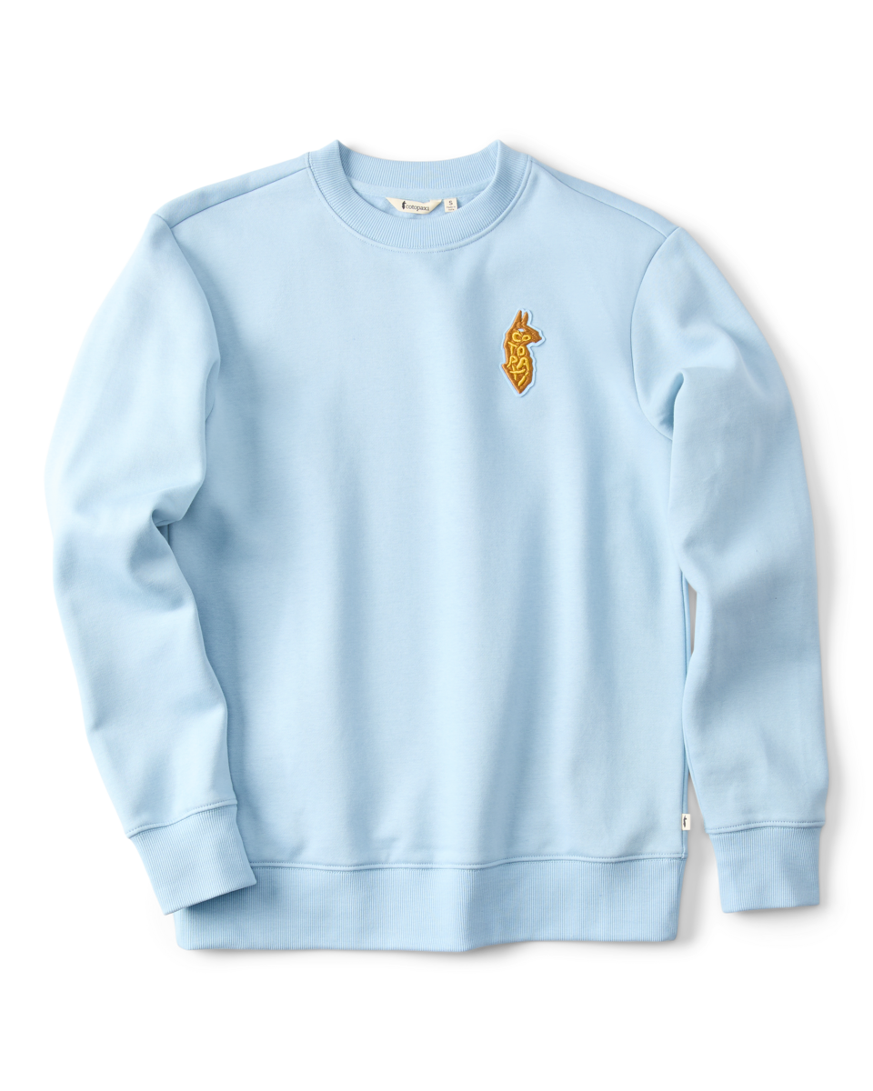 Lava Llama Crew Sweatshirt - Women's, Iceberg, Detail