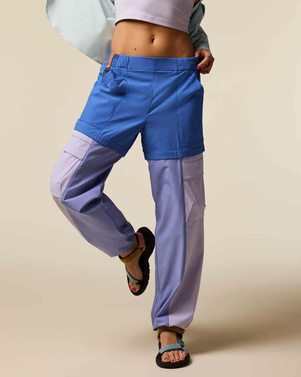 Losdos Zip-Off Pant - Women's, Azure/Aster, Model Lola