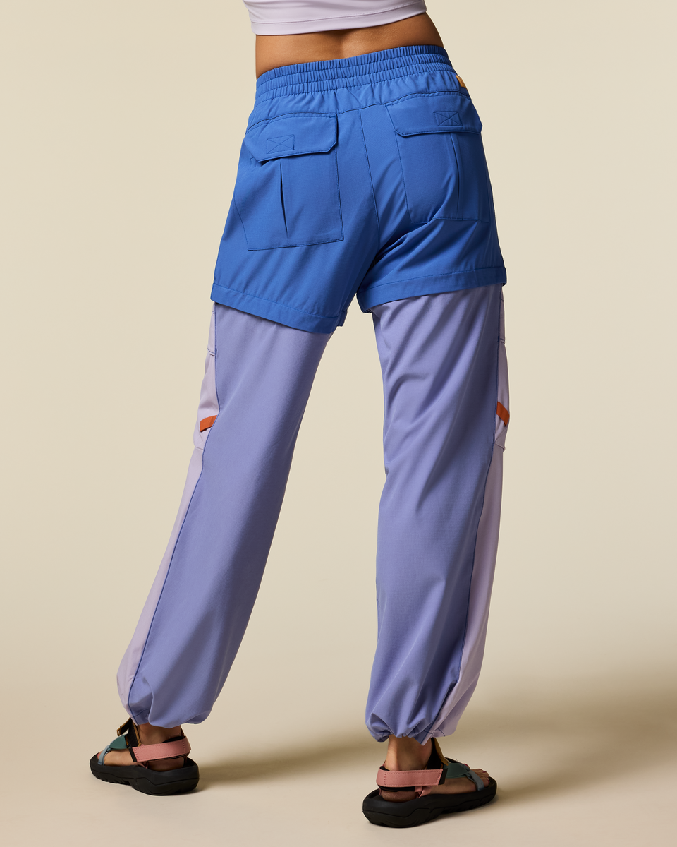 Losdos Zip-Off Pant - Women's, Azure/Aster, Model Lola