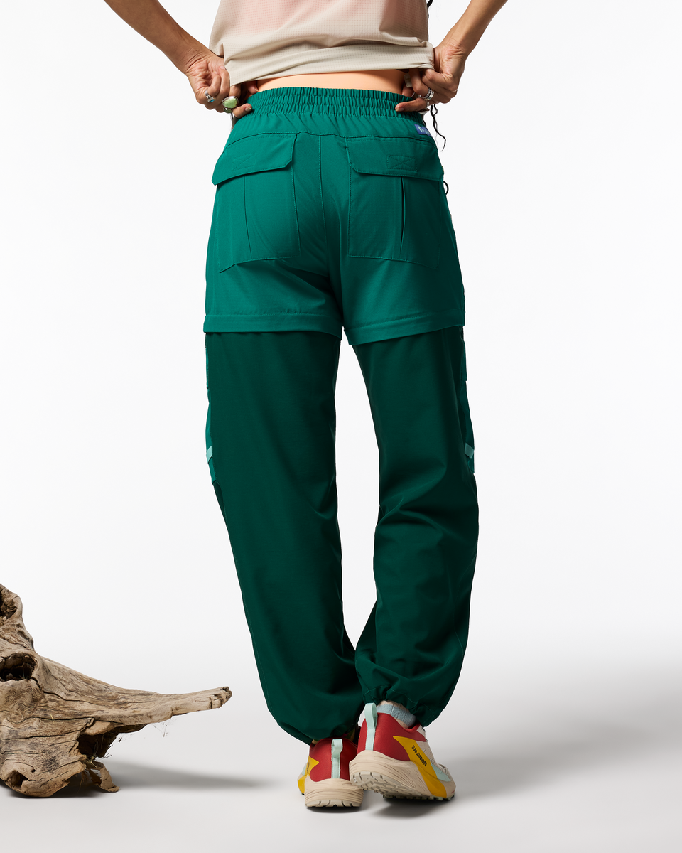 Losdos Zip-Off Pant - Women's, Malachite/Kale, Model Kalu