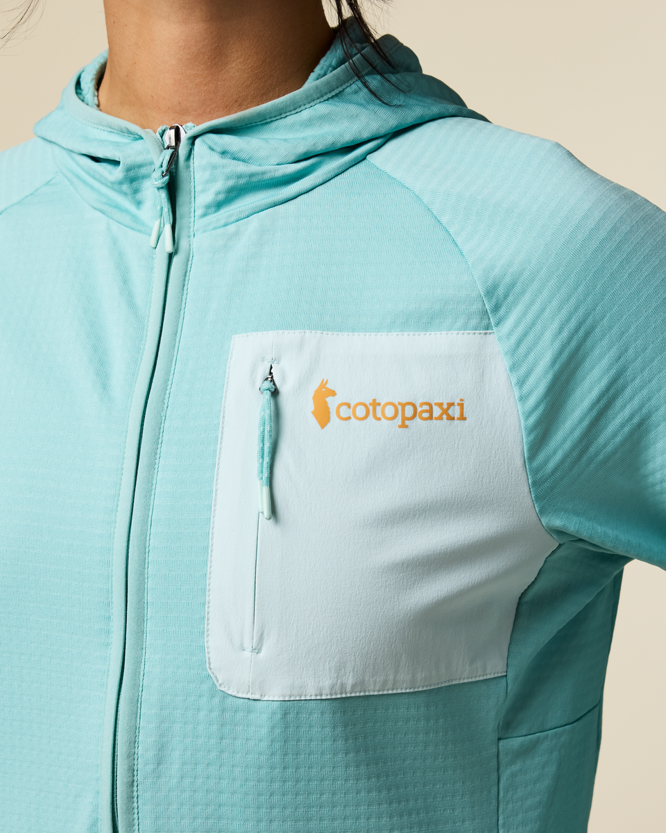 Otero Fleece Full-Zip Hooded Jacket - Women's, Tide Pool