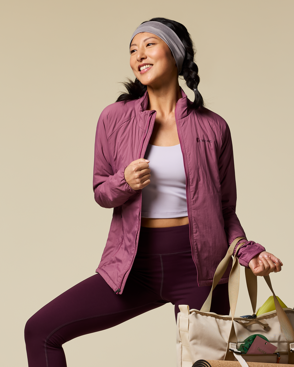 Pacaya 2.0 Insulated Jacket, Fig, Model Tiff