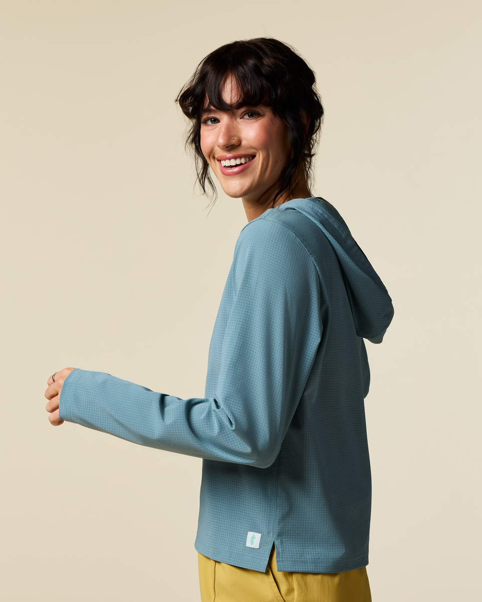Pulso Tech Hoodie - Women's, Everglade, Model Lola