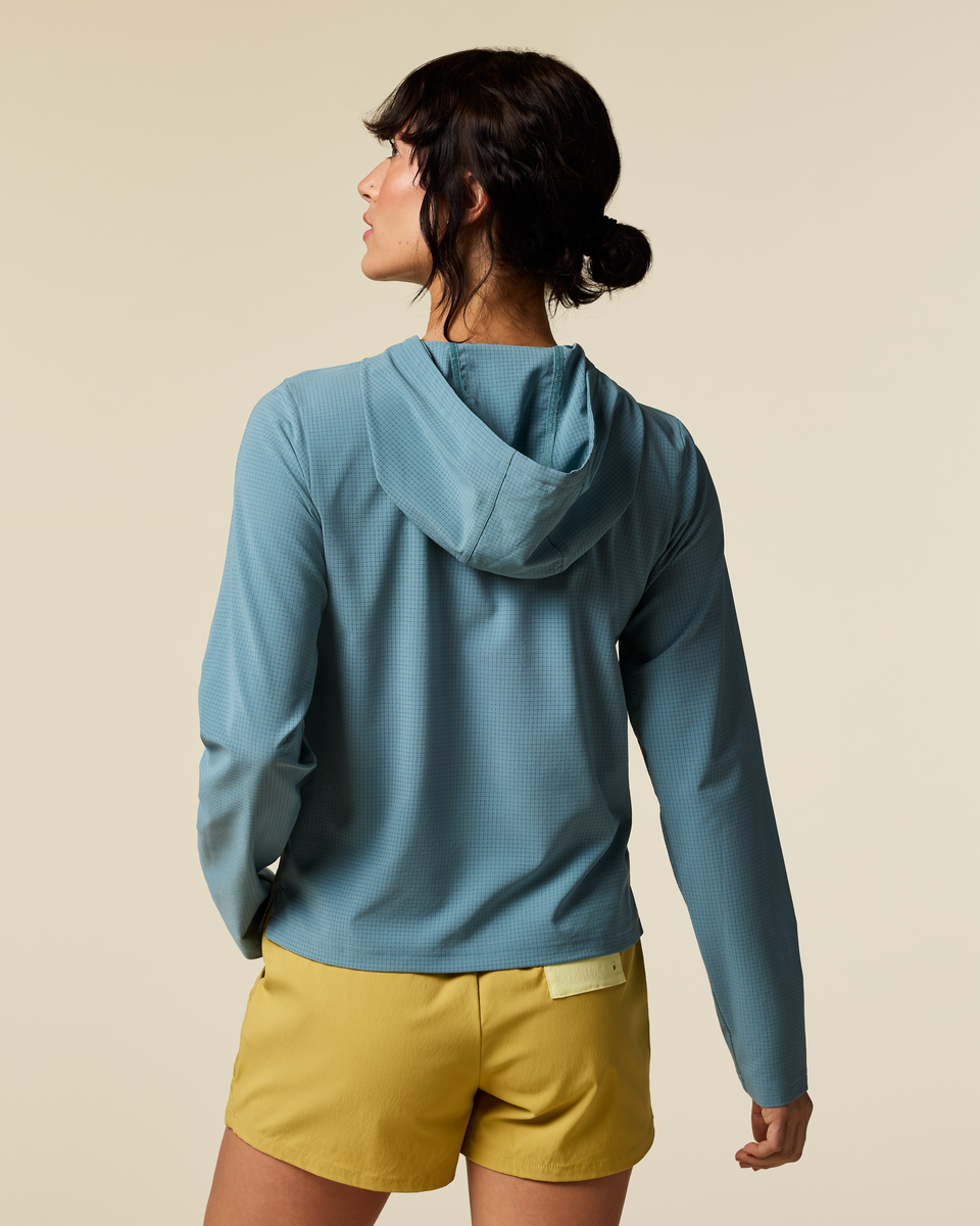 Pulso Tech Hoodie - Women's, Everglade, Model Lola