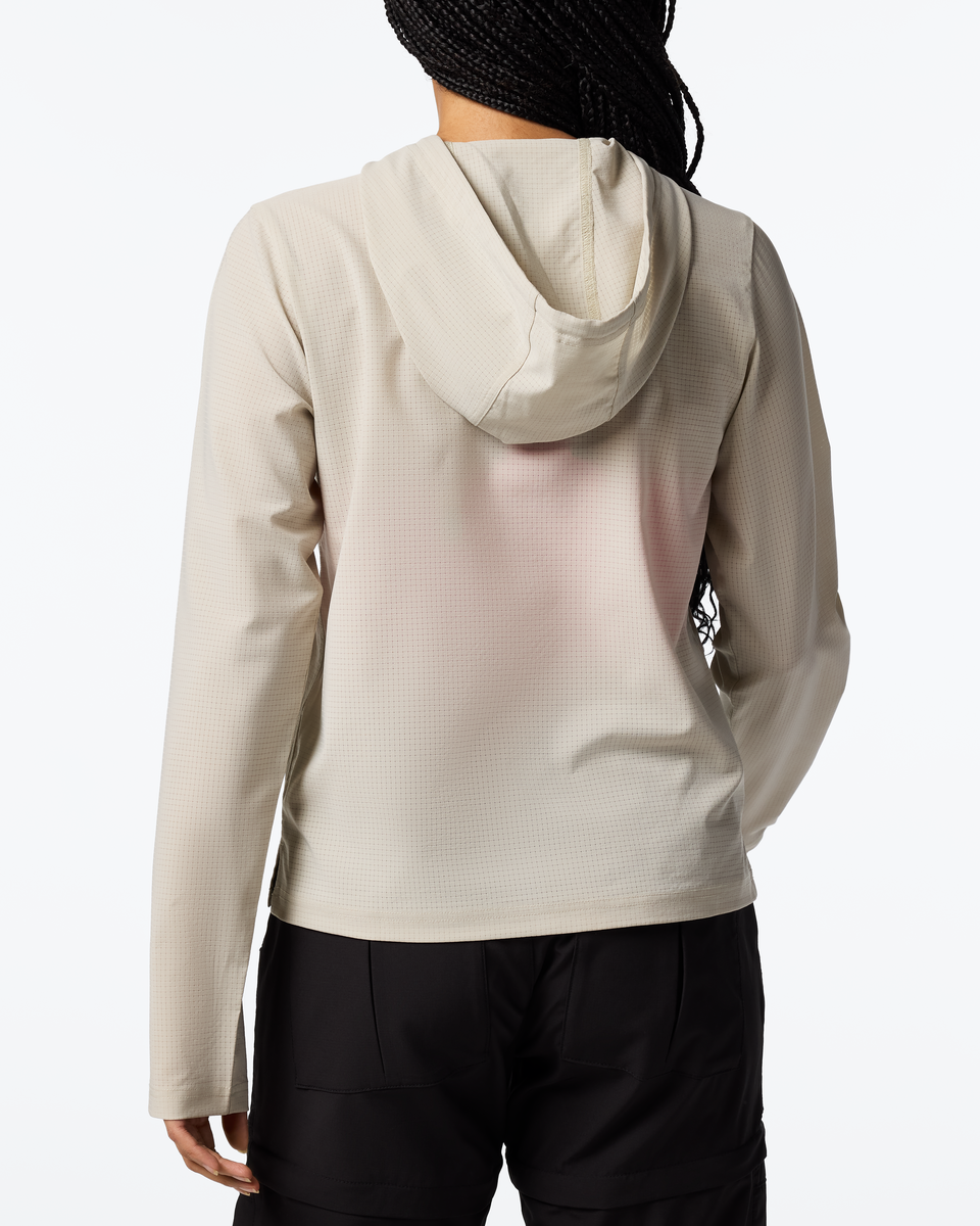 Pulso Tech Hoodie - Women's, Mineral, Model Kalu
