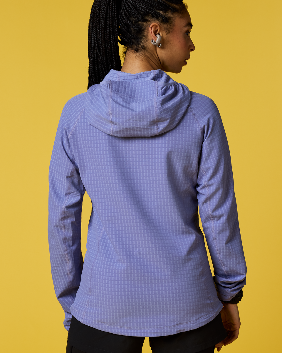 Yermo Hooded Jacket - Women's, Aster, Model Kalu