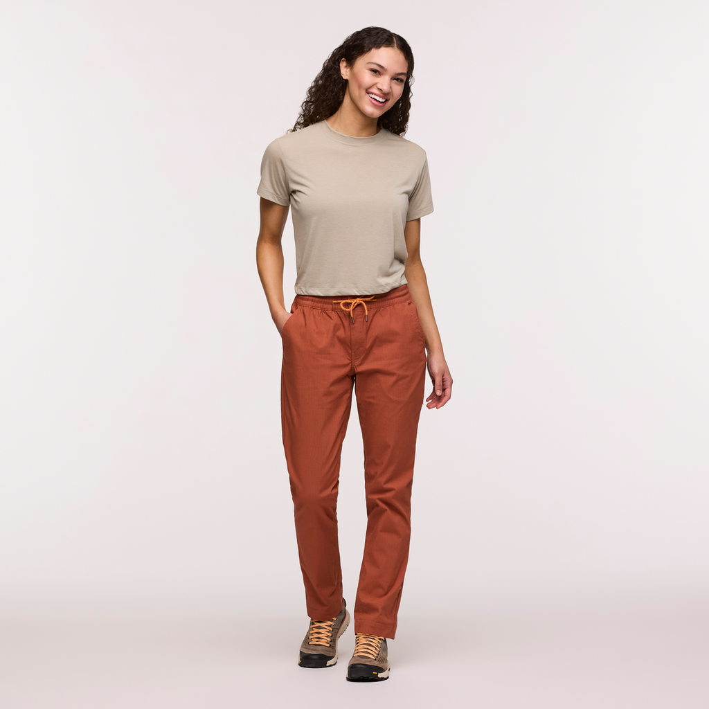 Salto Ripstop Pant - Women's, Faded Brick, Model London