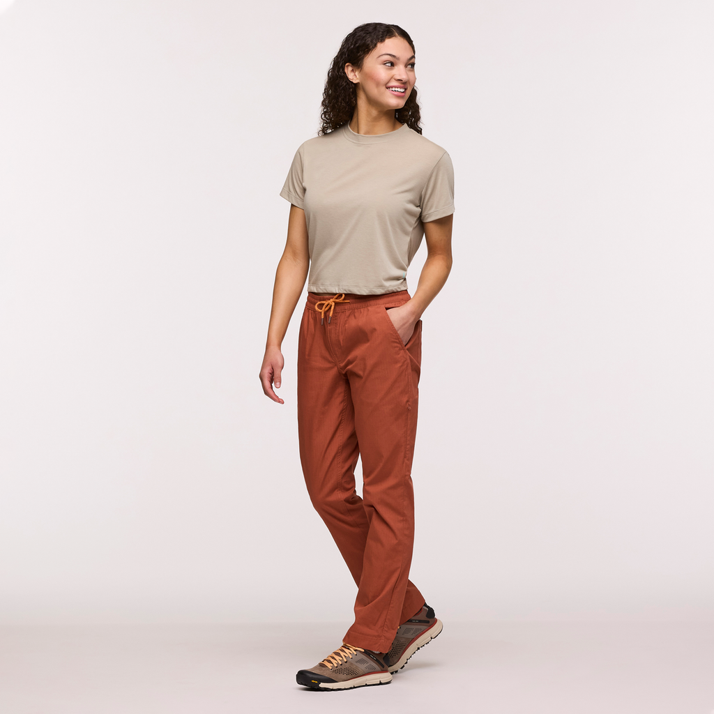 Salto Ripstop Pant - Women's, Faded Brick, Model London