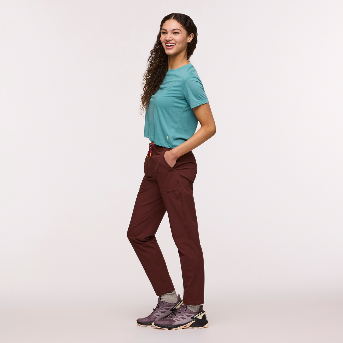 Subo Pant - Women's, Chestnut, Model London
