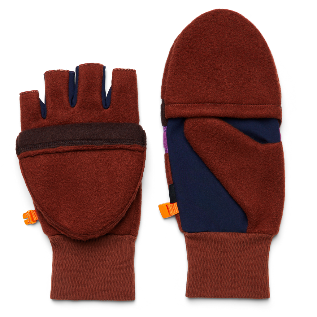 Teca Fleece Glitten, Rusty, Detail