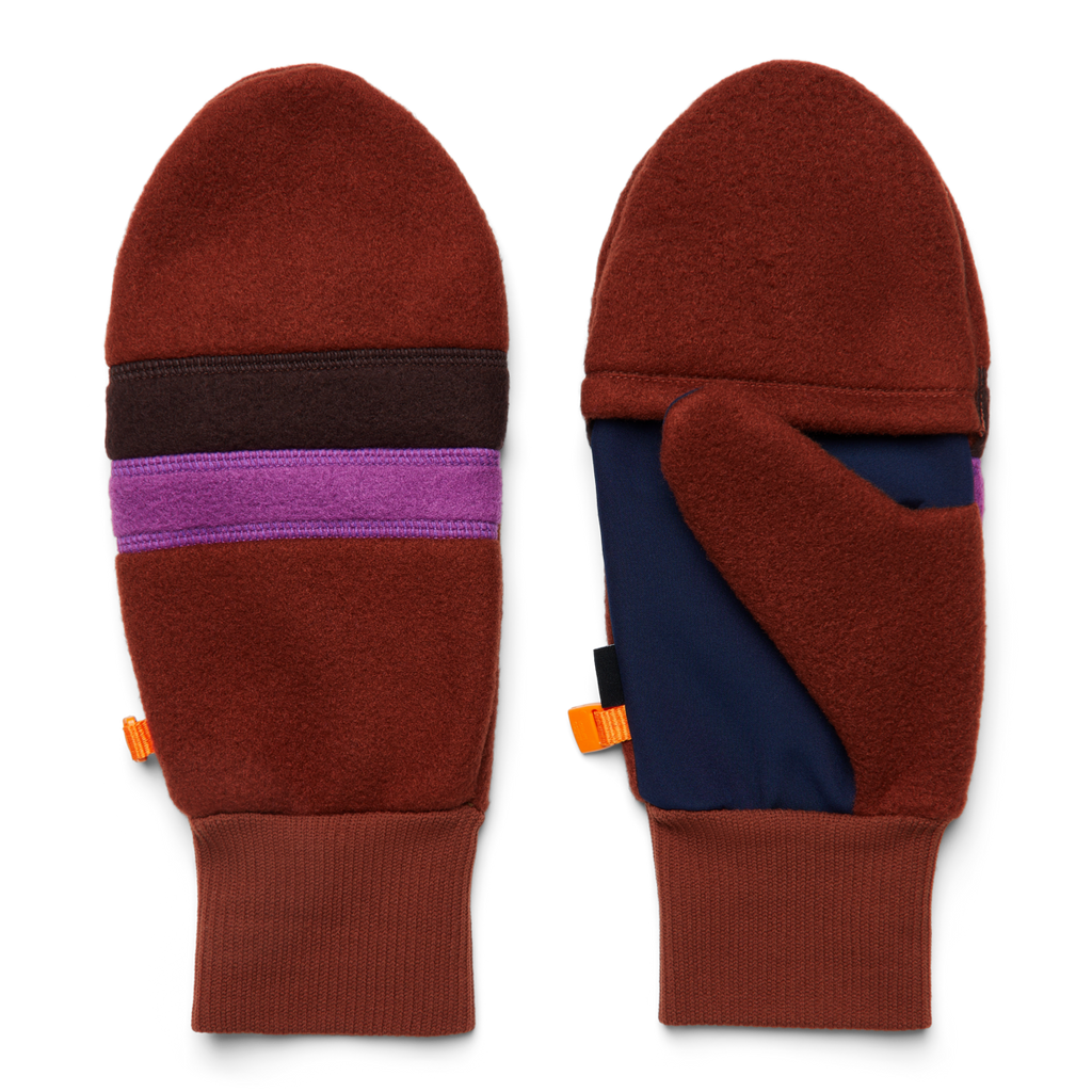Teca Fleece Glitten, Rusty, Detail