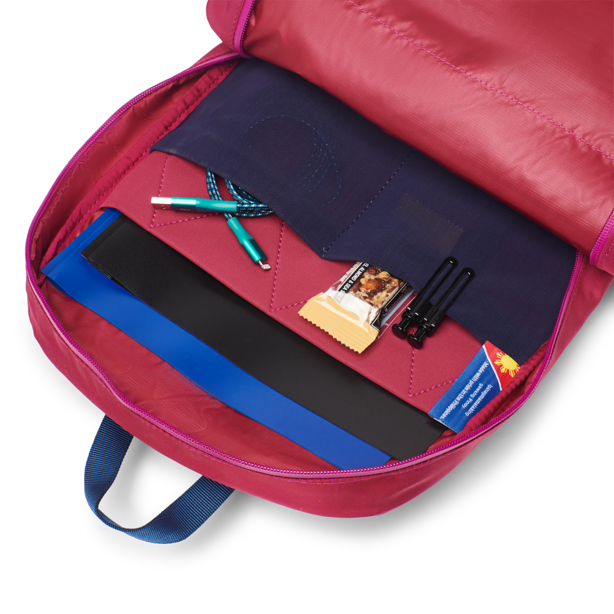 Vaya 18L Backpack - Cada Día, Raspberry