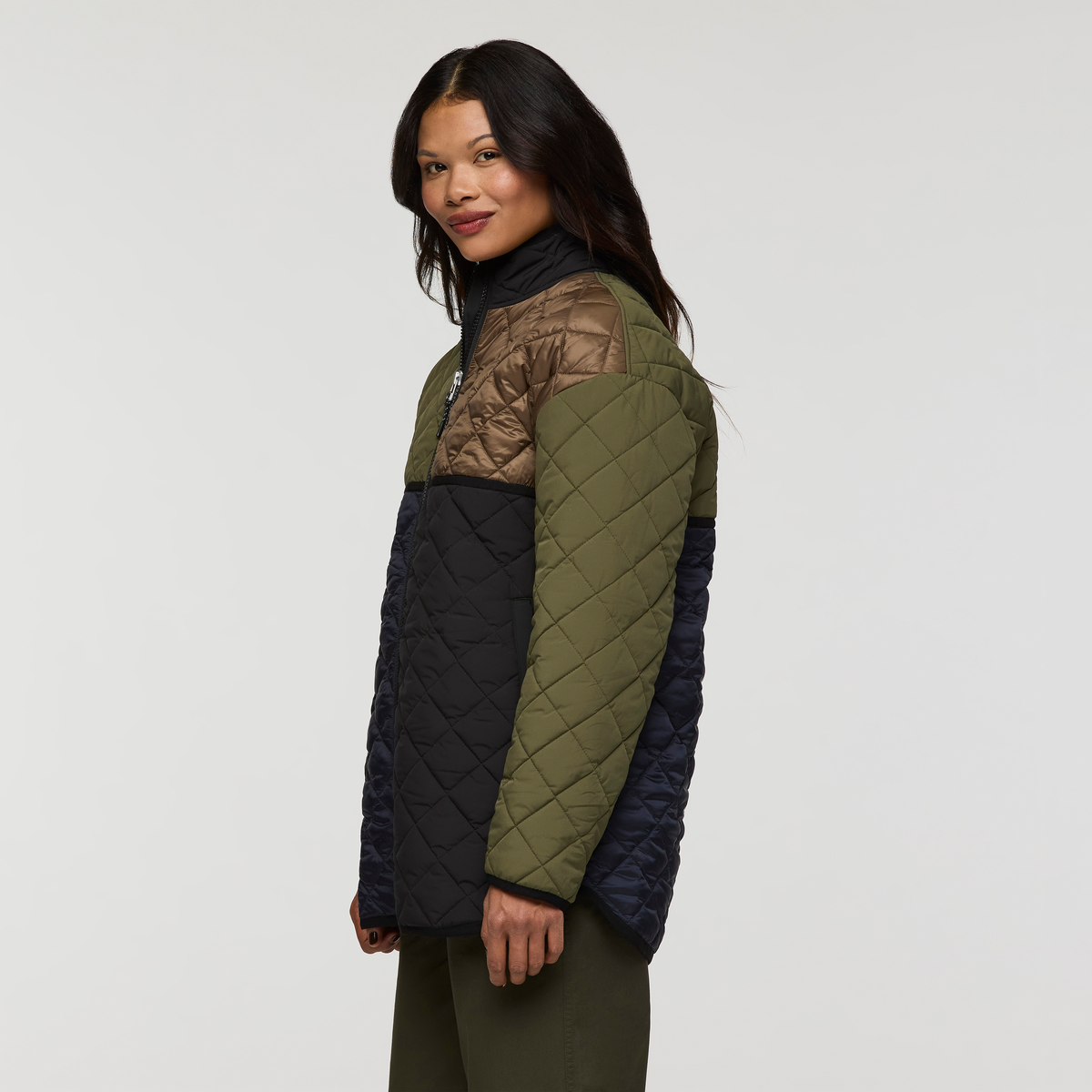 Contiguo City Jacket - Women's, Earth, Model Jade