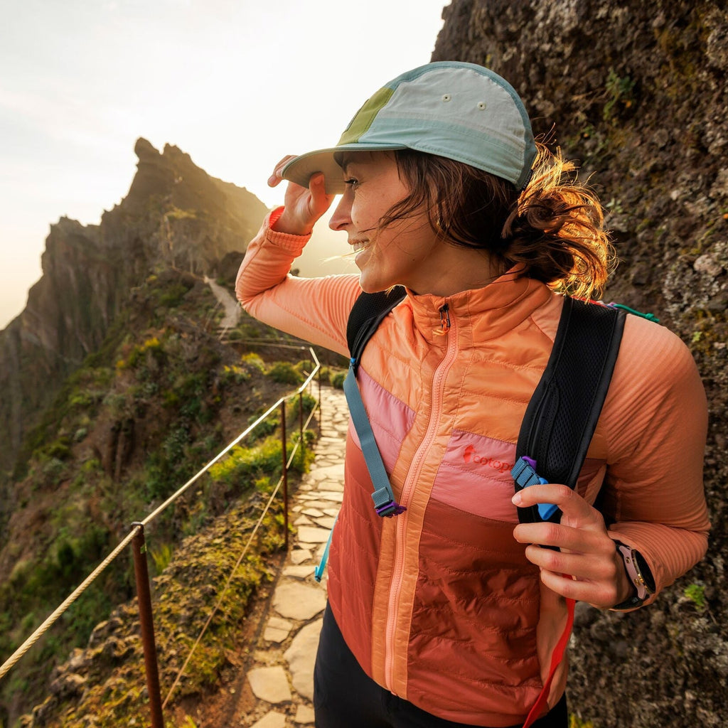 Capa Hybrid Insulated Jacket - Women's, Apricot/Faded Brick, Lifestyle