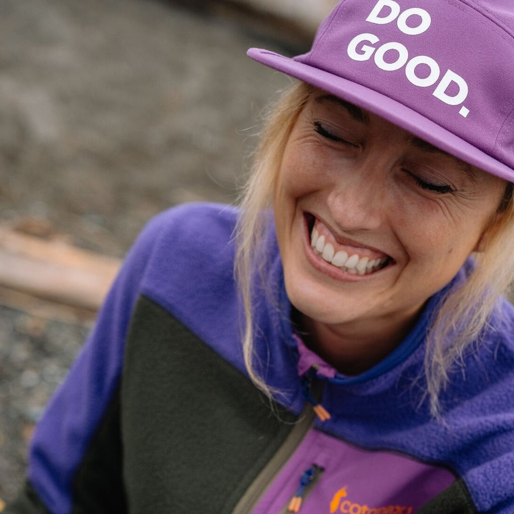 Do Good 5-Panel Hat, Mauve, Lifestyle