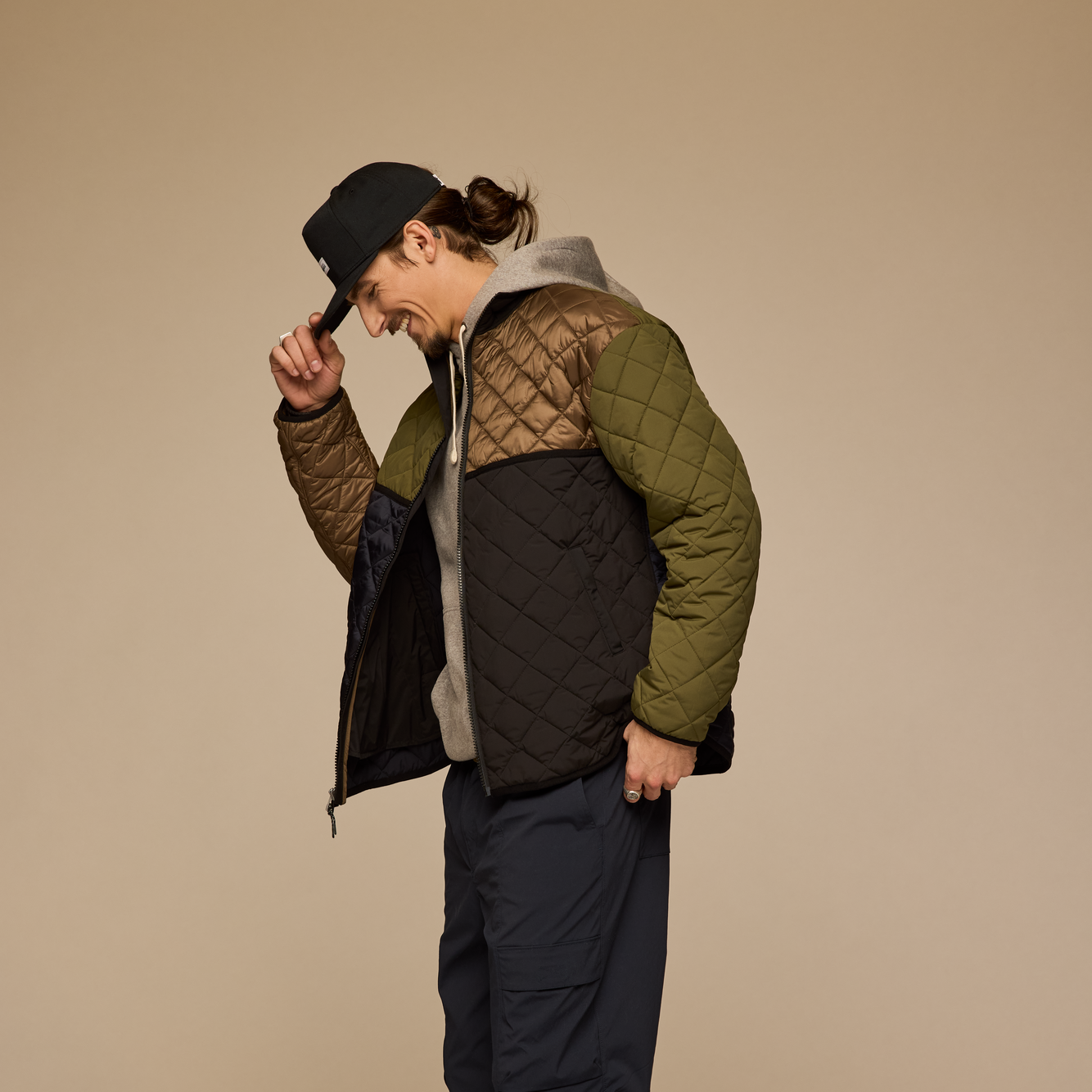 Contiguo City Jacket - Men's, Earth, Model Bailey
