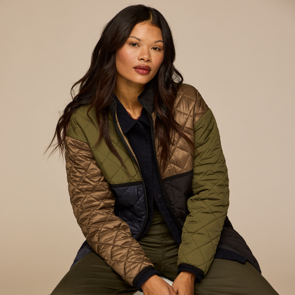 Contiguo City Jacket - Women's, Earth, Model Jade