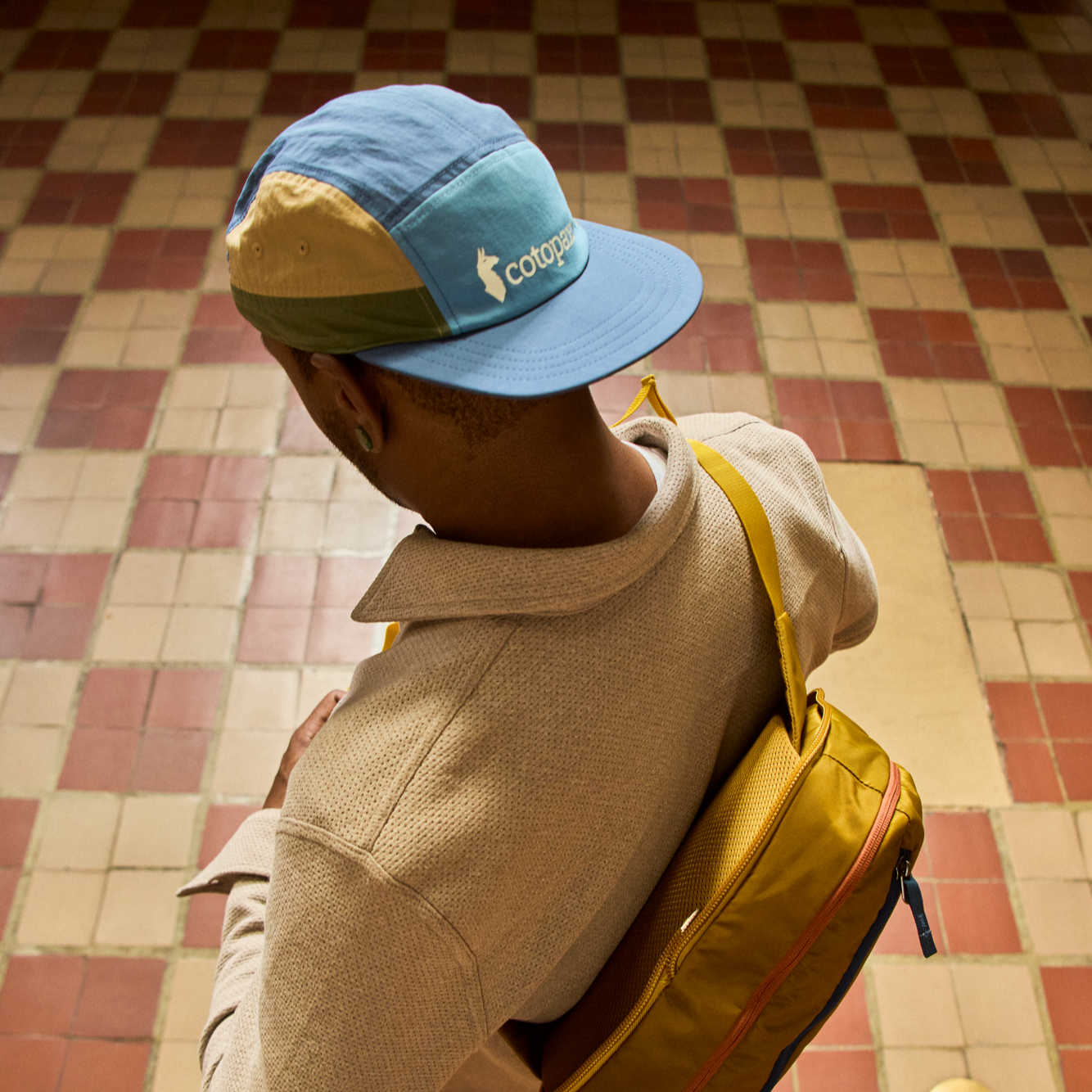 Cotopaxi Tech 5-Panel Hat, Lifestyle