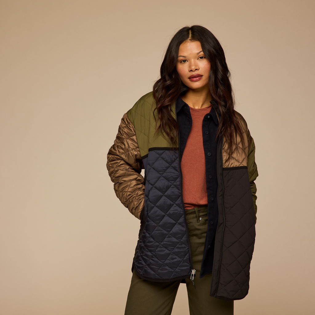 Contiguo City Jacket - Women's, Earth, Model Jade