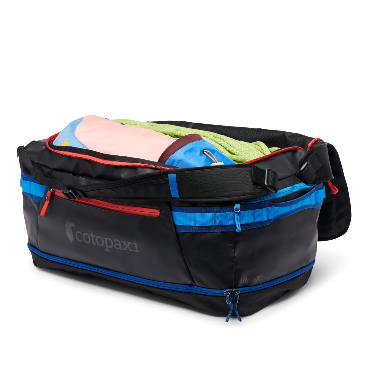 Allpa Duo 70L Duffel Bag, Black