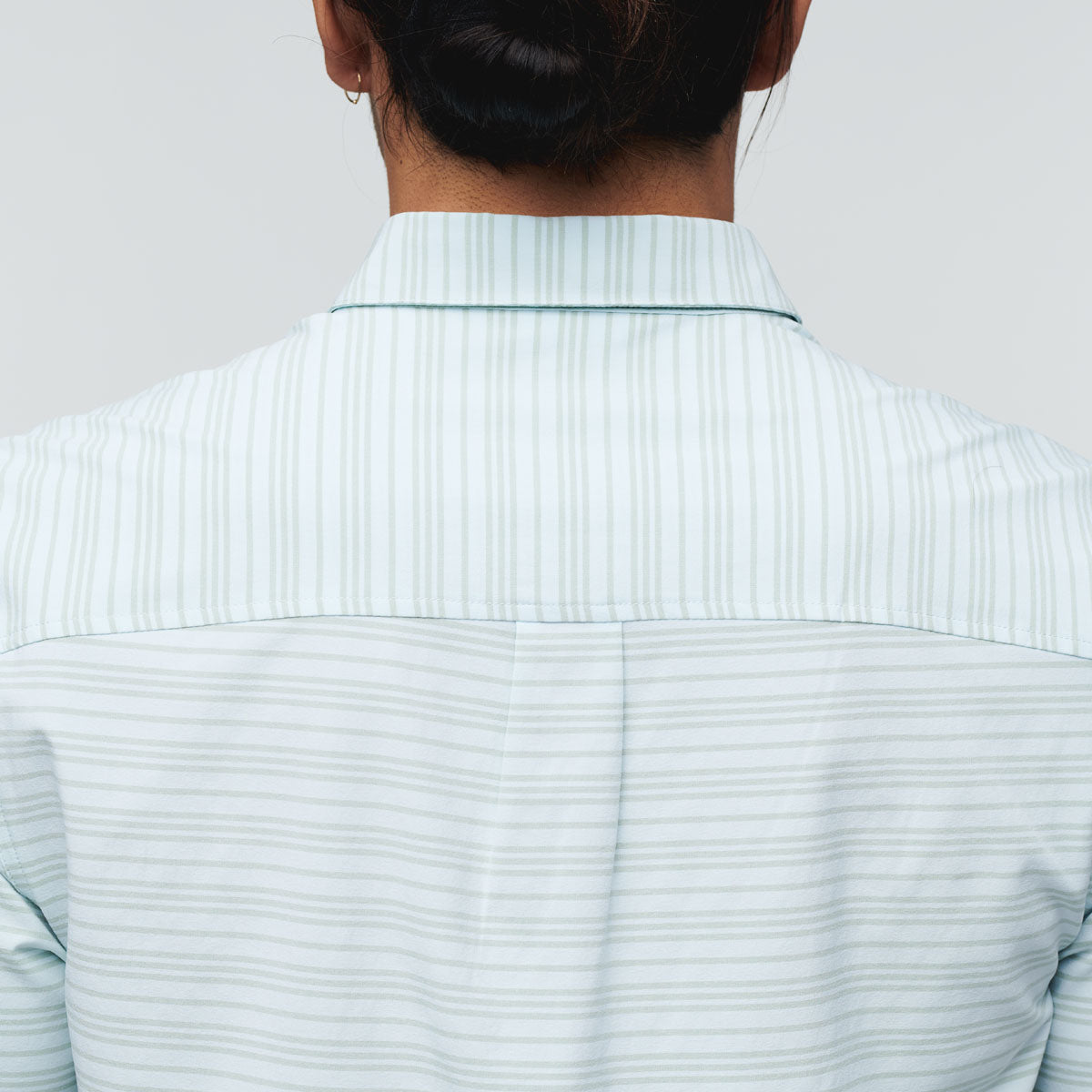 Cambio Button Up - Printed - Men's, Ice Stripe