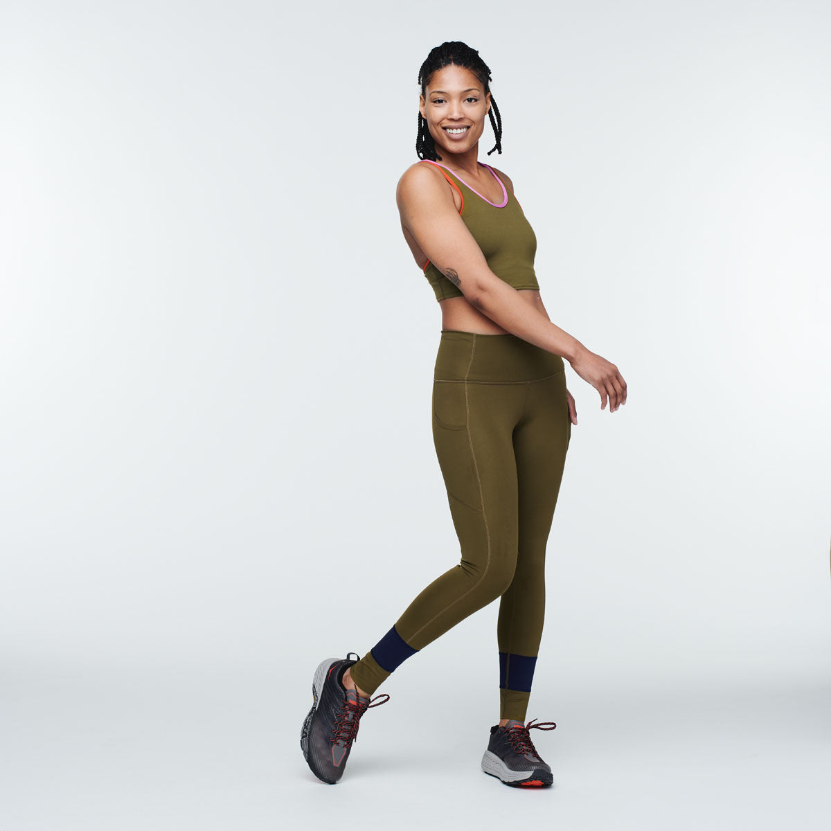 Cerro Travel Tight - Women's, Oak, Model Callie