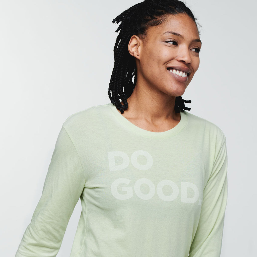 Do Good Long-Sleeve T-Shirt - Women's, Lichen
