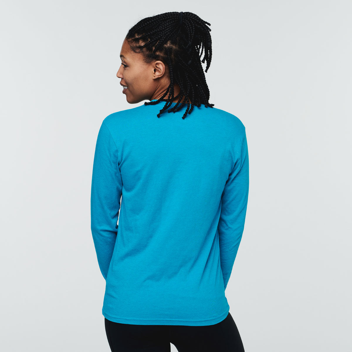 Do Good Long-Sleeve T-Shirt - Women's,  Mineral Blue