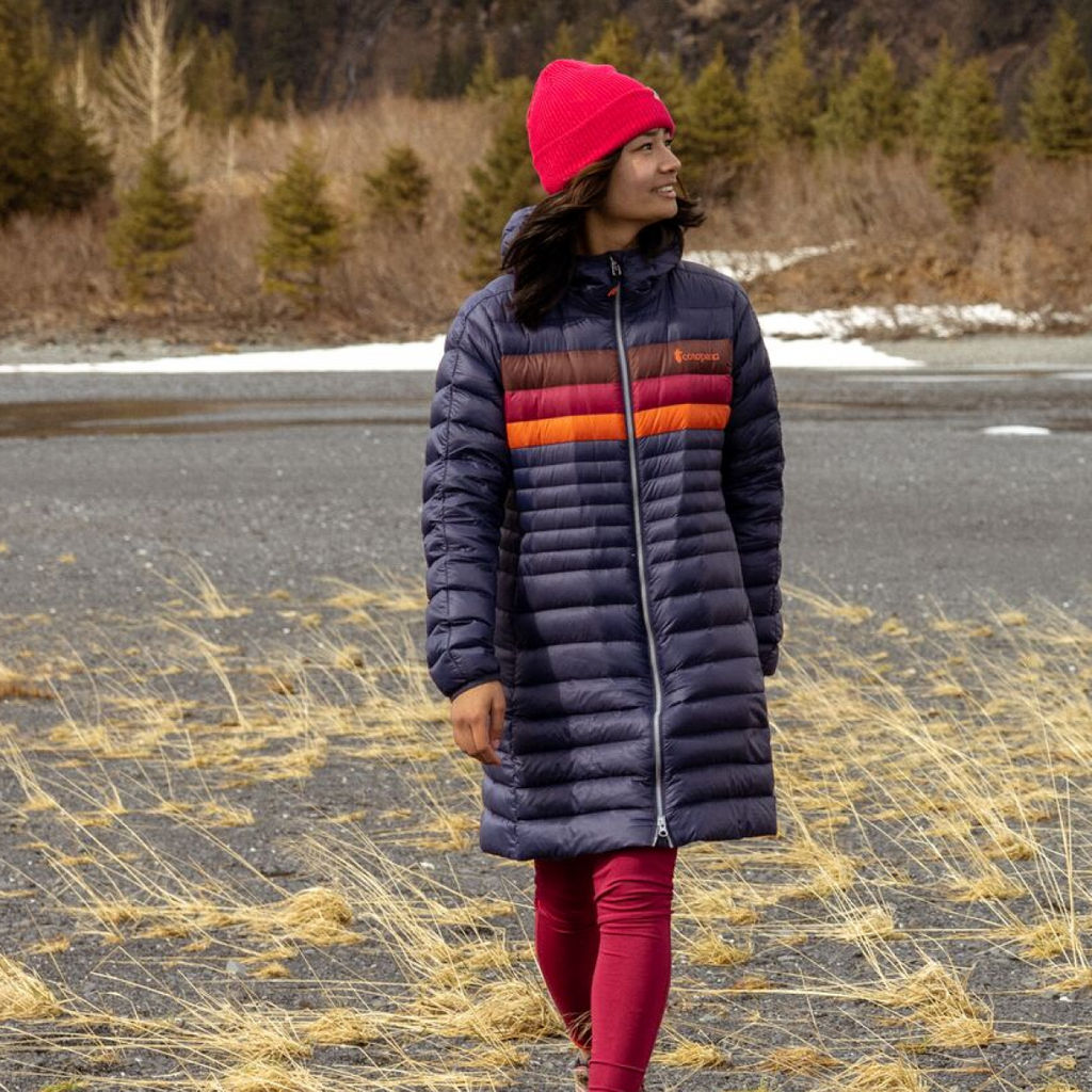 Fuego Down Parka - Women's, Graphite Stripes