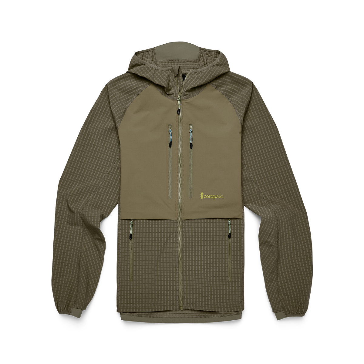 Yermo Hooded Jacket - Men's, Moss, Detail