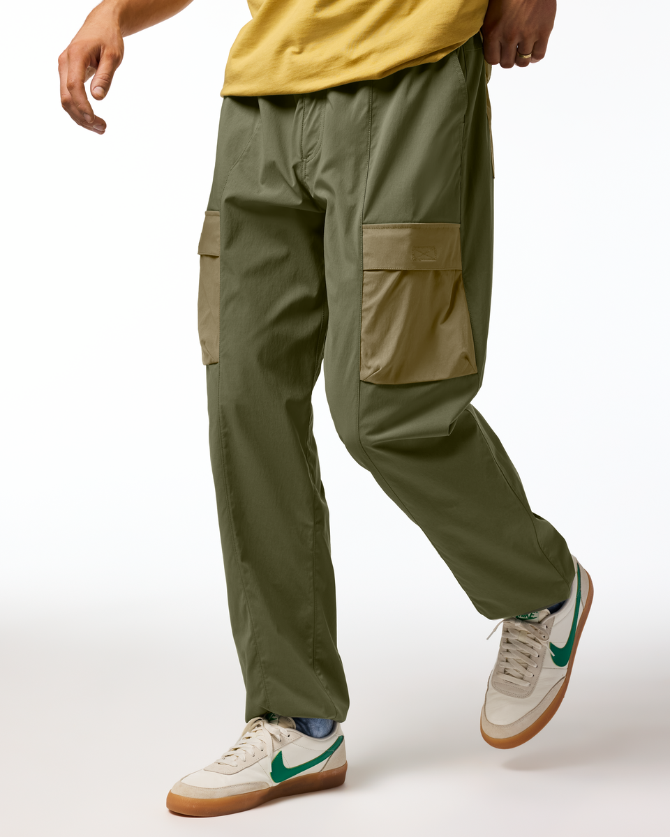 Coraje Tech Cargo Pant - Men's, Fatigue, Model Kellan