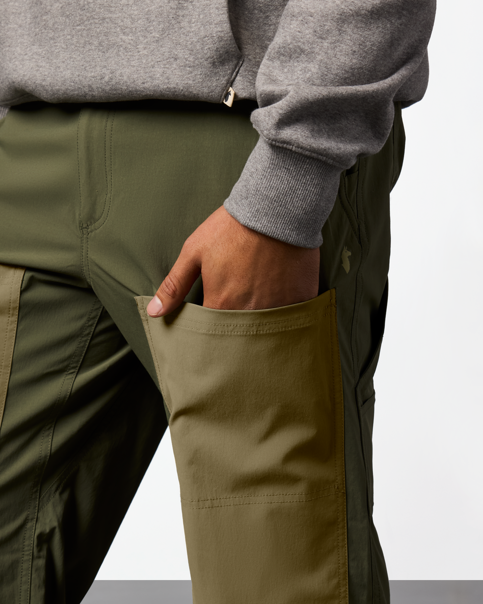 Coraje Tech Utility Pant - Men's, Fatigue, Model Christian