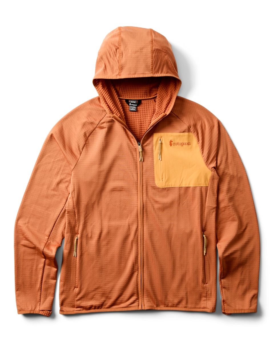 Otero Fleece Full-Zip Hooded Jacket - Men's, Whiskey
