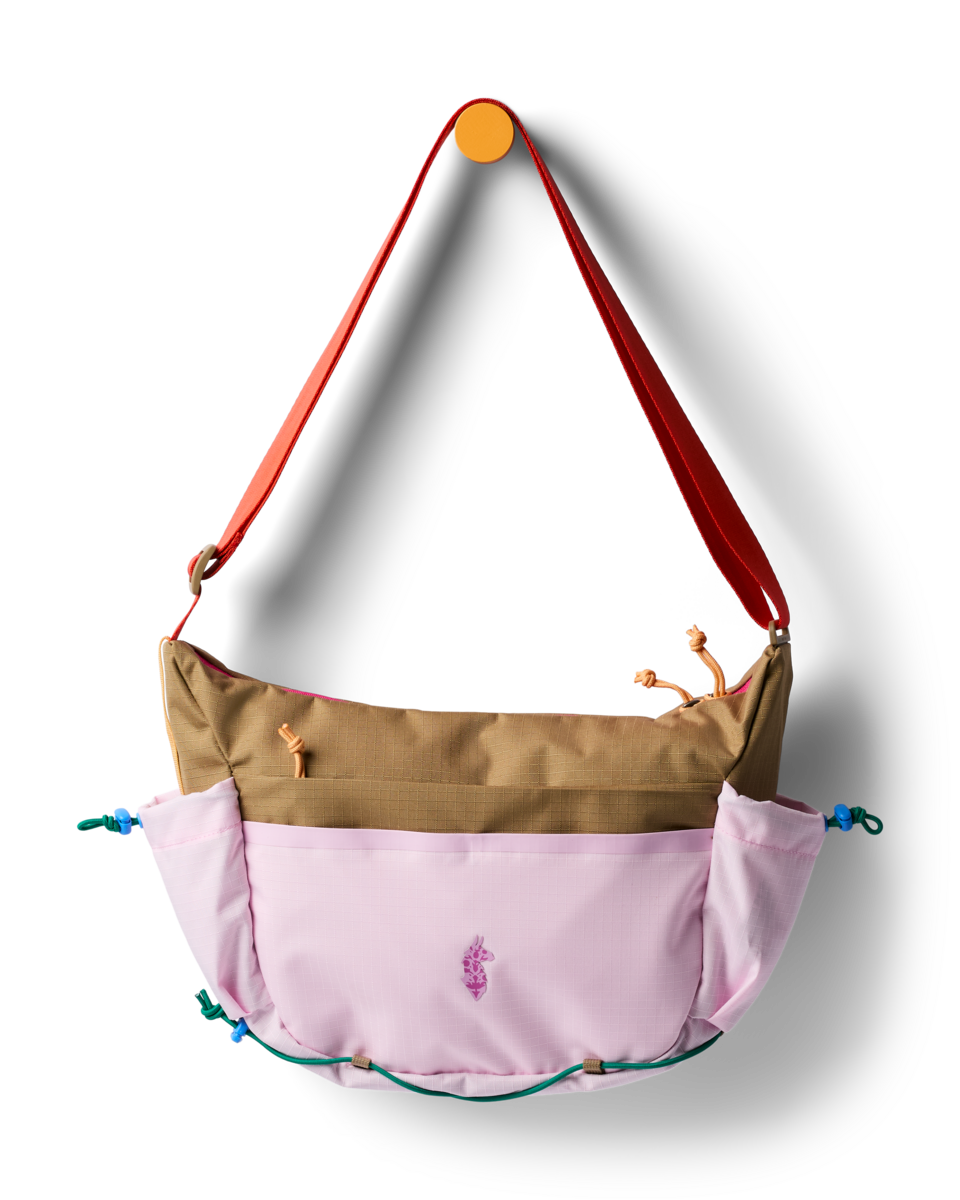 Cotopaxi X Free People 9L Shoulder Bag, Ginger/Powder Pink, Detail