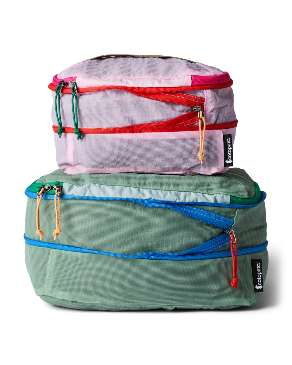 Cotopaxi X FP Movement Expandable Cubo Bundle, Powder Pink/Sterline Blue