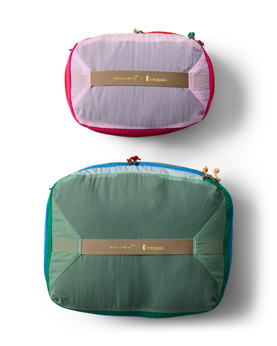 Cotopaxi X FP Movement Expandable Cubo Bundle, Powder Pink/Sterline Blue