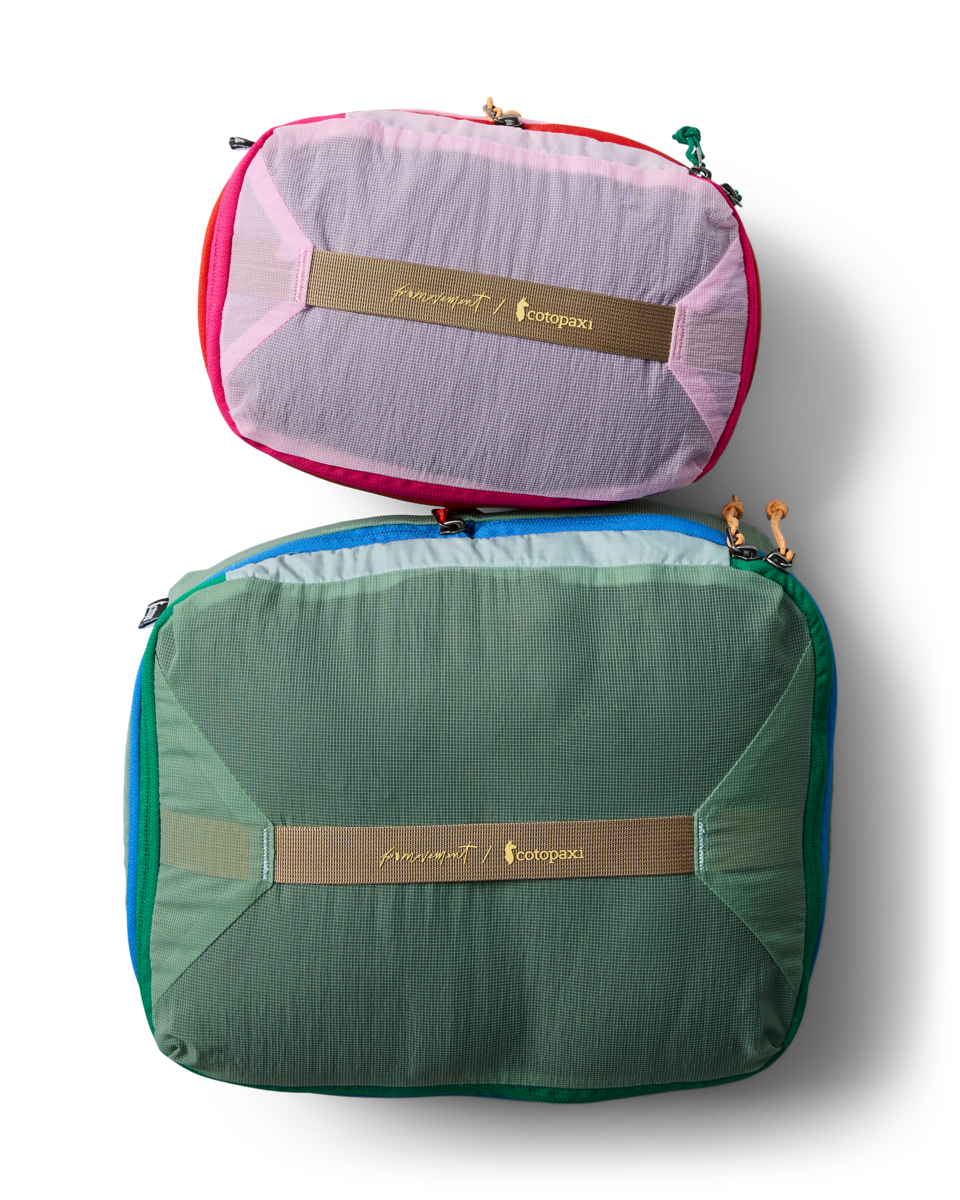 Cotopaxi X FP Movement Expandable Cubo Bundle, Powder Pink/Sterline Blue