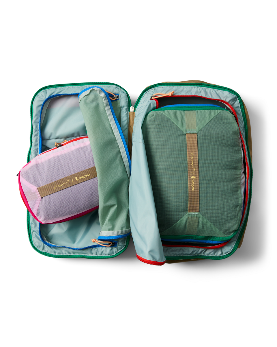 Cotopaxi X FP Movement Expandable Cubo Bundle, Powder Pink/Sterline Blue