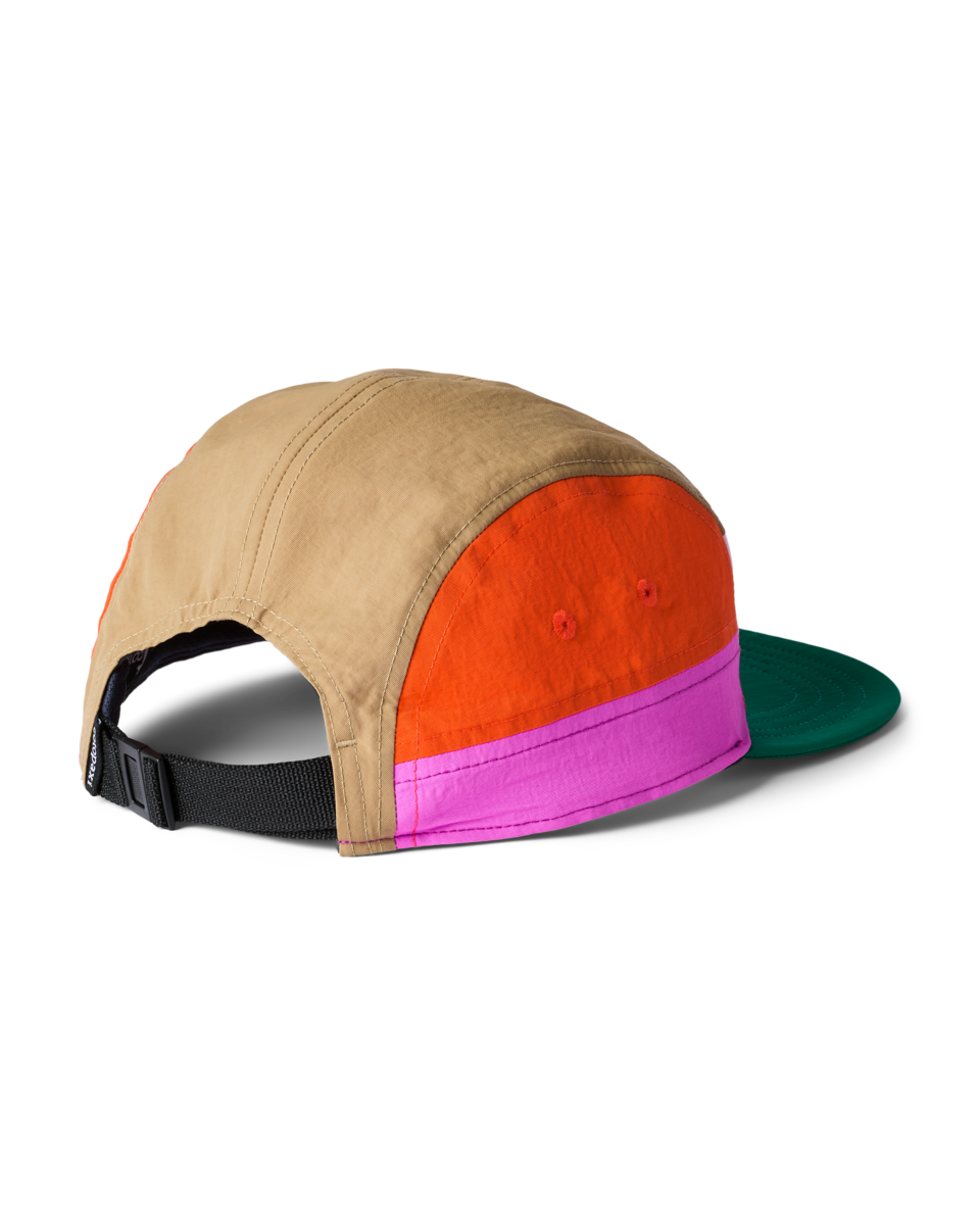 Cotopaxi X FP Movement Tech 5-Panel Hat, Powder Pink/Green Glow