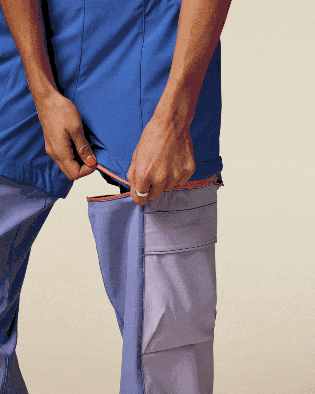 Losdos Zip-Off Pant - Women's, Azure/Aster