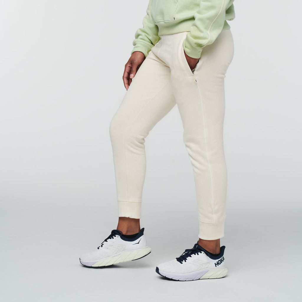 Organic Sweatpant - Women's, Bone, Model Callie