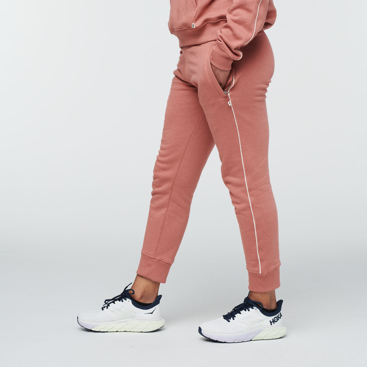 Organic Sweatpant - Women's, Earthen, Model Callie