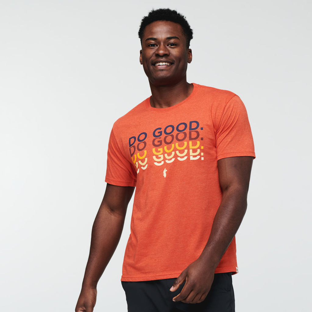 Do Good Repeat T-Shirt - Men's, Canyon, Model Jeremy