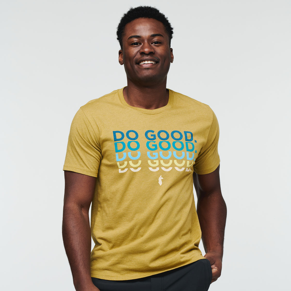 Do Good Repeat T-Shirt - Men's, Hops, Model Jeremy