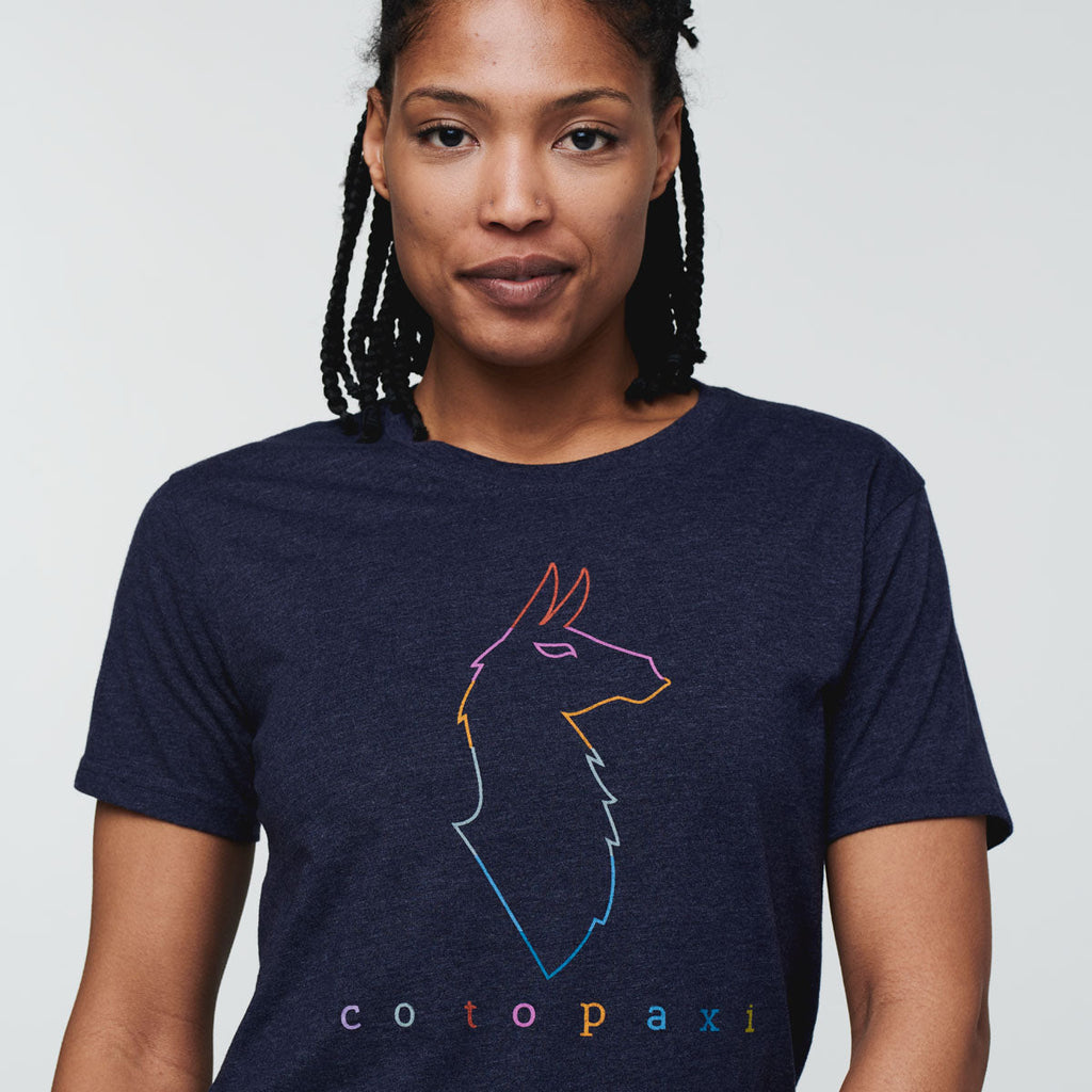 Electric Llama T-Shirt - Women's, Maritime