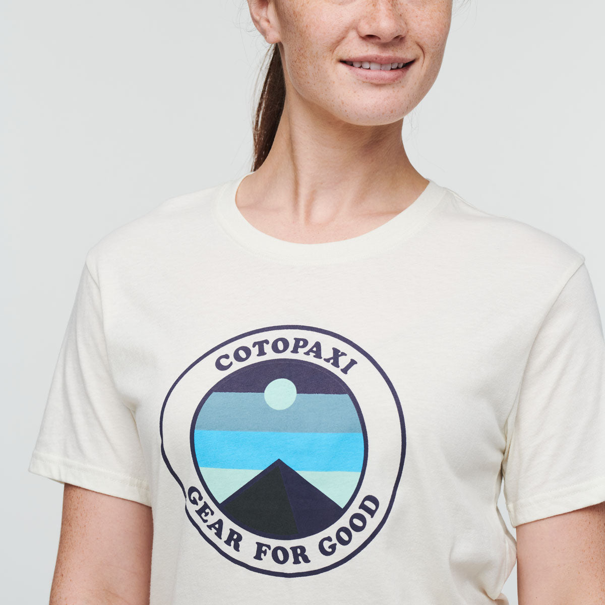 Sunny Side T-Shirt - Women's, Bone, Model Aya